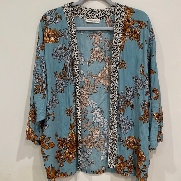 Anthropologie ANDERSEN & LAUTH Open Front Kimono - Picture 1 of 6